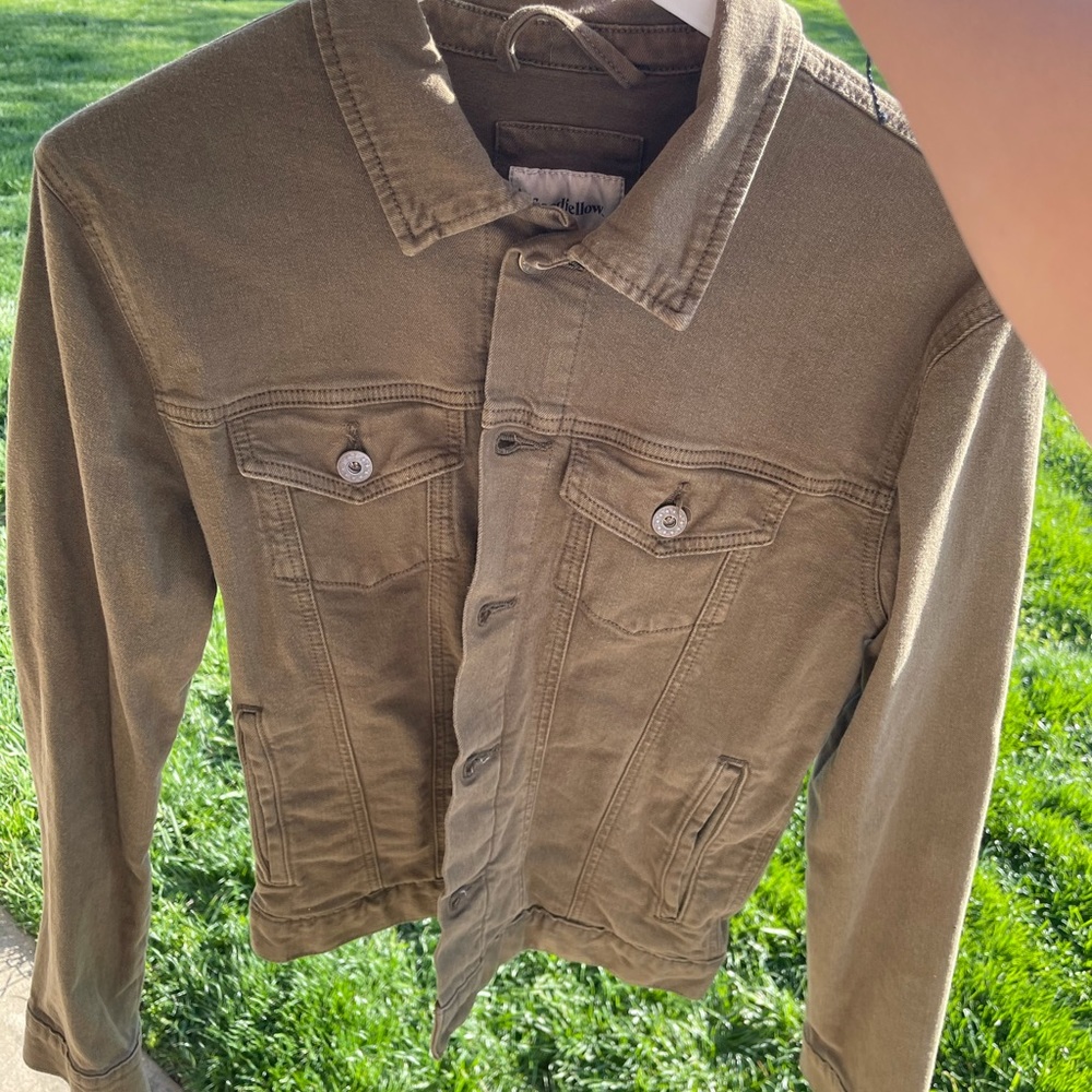 Olive green Denim Jacket